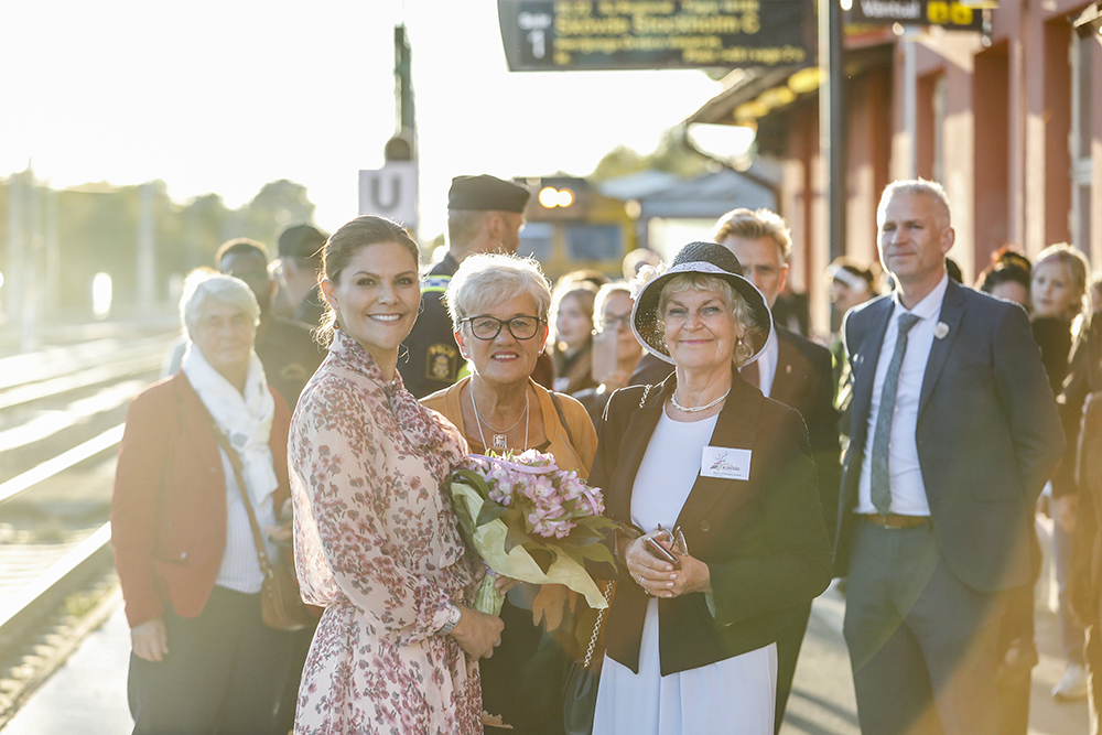 Kronprinsessan Victoria, Kristina Grapenholm och Birgitta Westergren Lenken.